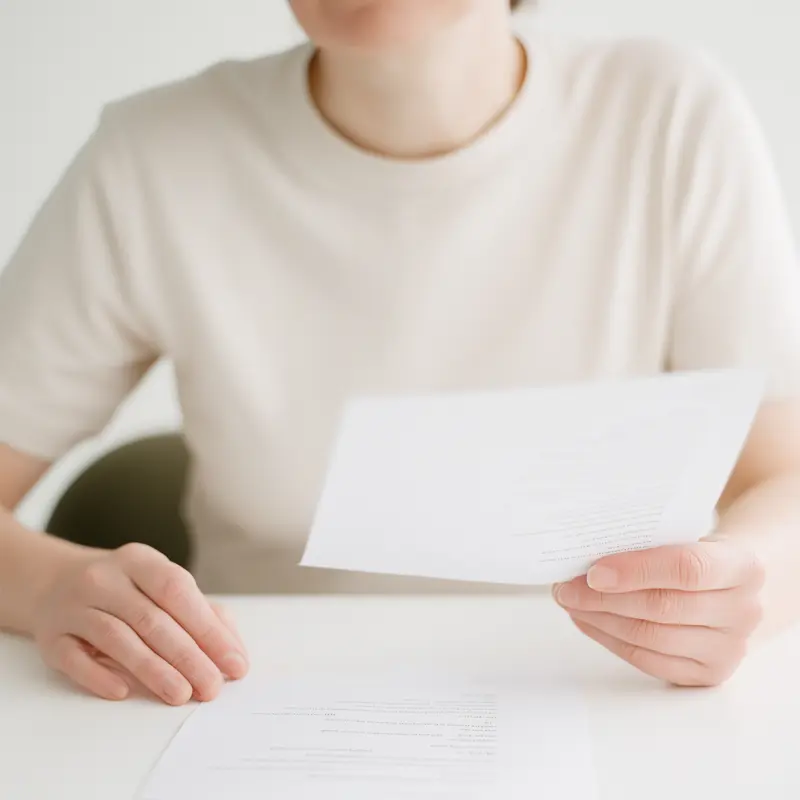Personne assise à un bureau en train de lire et de comprendre sa facture d'électricité