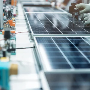 "La haute technologie derrière le processus de fabrication des panneaux photovoltaïques