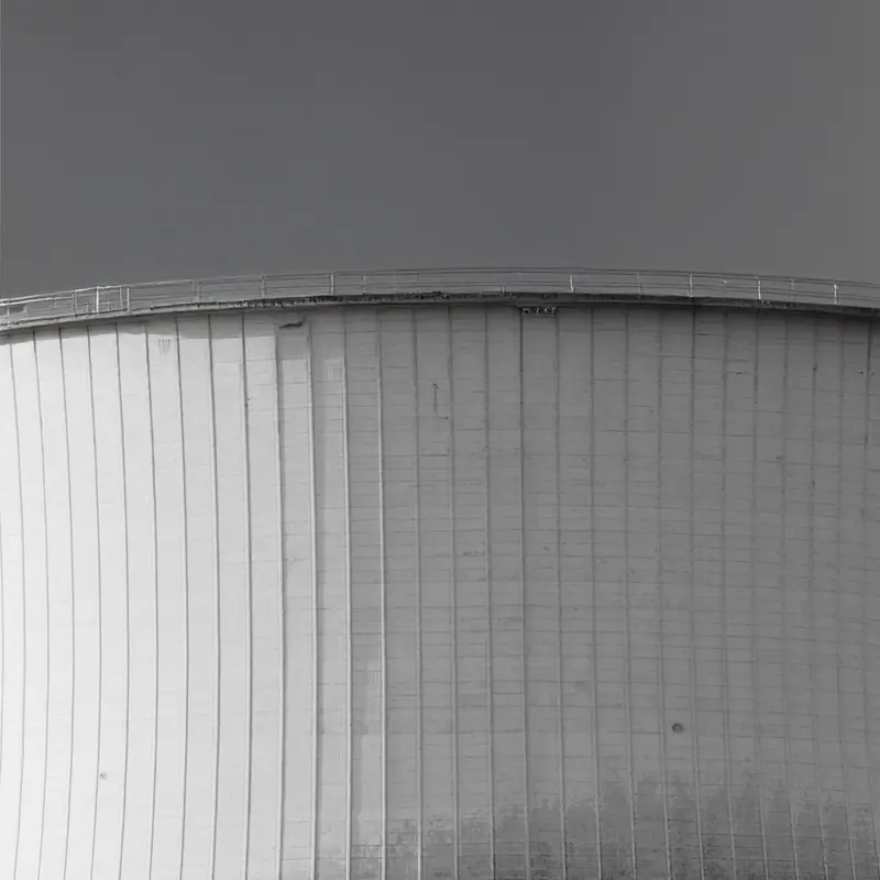 Tour de refroidissement d'une centrale nucléaire, illustrant le débat sur la construction de nouveaux réacteurs nucléaires en France