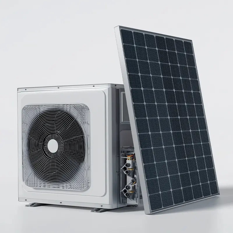 Une pompe à chaleur alimentée par l'énergie d'un panneau solaire pour optimiser l'autoconsommation