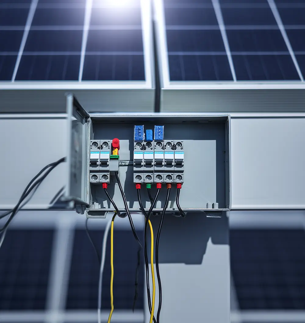 Branchement des panneaux solaire au tableau électrique